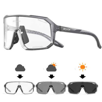 Photochromic Cycling Sunglasses MTB Glasses Road Bike Cycling UV400 Goggles Men Women Outdoor Bicycle Sports Eyewear New